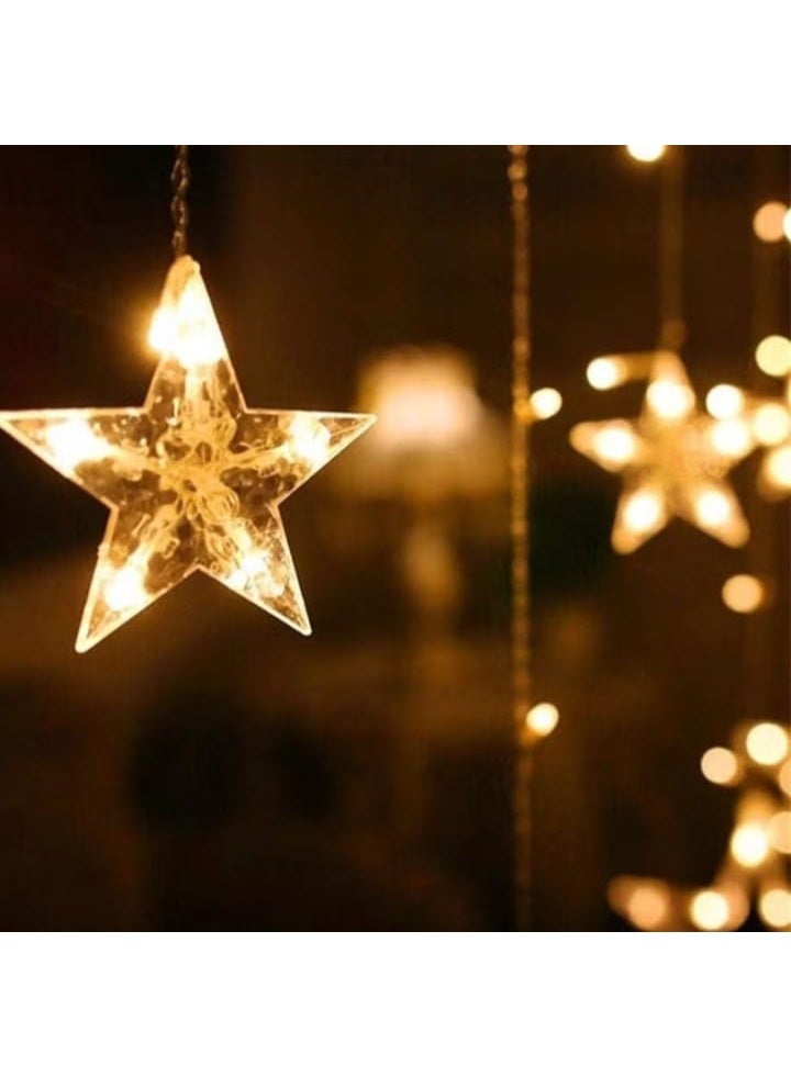 سلسلة إضاءة LED مكونة من 10 قطع على شكل نجمة وهلال رمضاني، مثالية لتزيين منزلك خلال شهر رمضان. تضيف لمسة مضيئة واحتفالية ساحرة للطاولات، الغرف، أو أي زاوية ترغب في إبرازها، لتخلق أجواء رمضانية ممتعة ومبهجة للجميع. 🌙💡✨ - Image 5